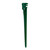 Set of 100 Green 2-in-1 Christmas Decorations Tie Down and Light Stakes- 7.5"